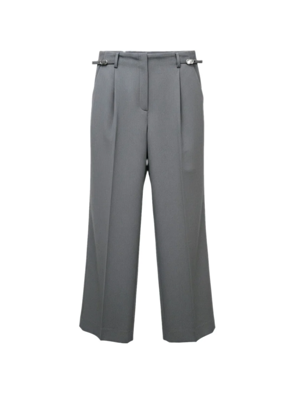 Abercrombie & Fitch Sloane Ultra High Wide-Leg Gray Pleated Pants Size 32 Women